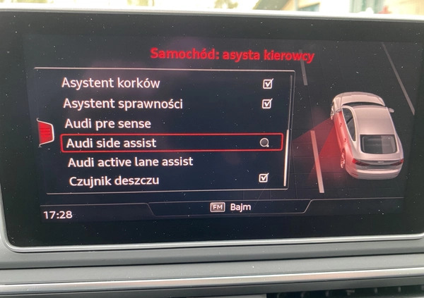 Audi RS5 cena 227999 przebieg: 96800, rok produkcji 2018 z Choszczno małe 781